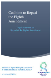 Object Coalition to Repeal the Eighth: Legal Statement on Repeal 2017cover picture