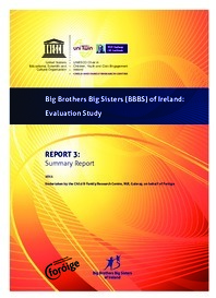 Object Big Brothers Big Sisters (BBBS) of Ireland: Evaluation Study. Report 3: Summary Reporthas no cover picture