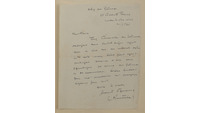 Object Letter from Seamus O'Grianna to Henry Morriscover picture