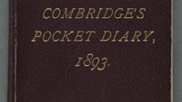 Object Diary, 1893has no cover