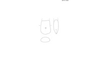 Object ISAP 03590, scanned drawing of stone adze/axehas no cover picture