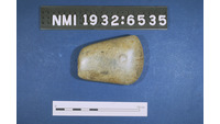 Object ISAP 05078, photograph of face 1 of stone axehas no cover
