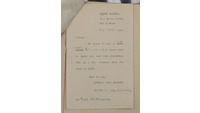 Object Receipt from Patrick Pearse to Henry Morris dated 27 June 1910cover picture