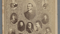 Object The Irish National Land League 1880: souvenir photograph with portraits of members of the Irish National Land Leaguehas no cover picture