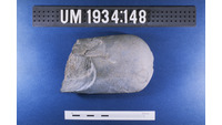 Object ISAP 11064, photograph of face 2 of stone adze/axecover picture