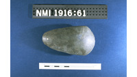 Object ISAP 03269, photograph of face 1 of stone axehas no cover