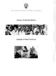 Object Funding proposal to The Atlantic Philanthropies by the Institute of Health Sciences at Queen’s University Belfastcover