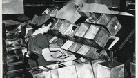 Object Two female workers packing tins of Jacob's assorted biscuits and crackerscover picture