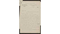 Object Letter from Charles McNeill to Henry Morris dated 11 February 1899has no cover