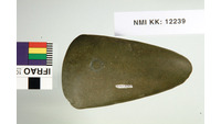 Object ISAP 16992, photograph of face 2 of stone axecover
