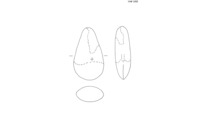 Object ISAP 03755, scanned drawing of stone axehas no cover picture