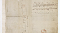 Object Map of a piece of ground belonging to the Corporation of Dublin Scituate on the West Side of Church St. near Hangman (or Hammon) Lane extending from Church St. on the East to Pudding Lane on the Westcover picture