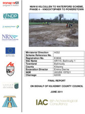 Object Archaeological excavation report, E3836 Ballinvally 1,   County Carlow.cover picture