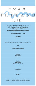 Object Archaeological excavation report,  12E0084 Waterdyke 3 a and b,  County Cork.has no cover picture