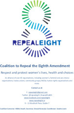 Object Coalition to Repeal the Eighth: 'It's time to talk about abortion' eventshas no cover