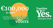 Object Together for Yes infographic - "Donate 100K"has no cover picture
