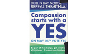 Object Dublin Bay North 'Vote Yes' poster.has no cover picture