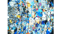 Object ISAP 05072, photograph of cross polarised thin section of stone axecover picture