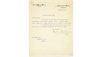 Object Letter from Hugh O'Brien Moran to Madge Dalycover