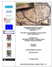 Object Archaeological excavation report,  02E1002 Killickaweeny Site AE23 Vol 2 Figures, County Kildare.cover picture