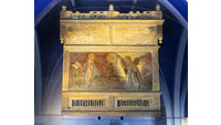 Object Painted canopy (Bladachin) featuring the Annunciationcover