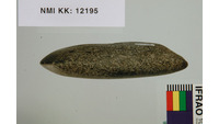 Object ISAP 16997, photograph of the side of stone axe/adzecover picture