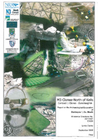 Object Archaeological excavation report,  E3029 Dunboyne 1,  County Meath.cover picture