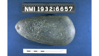 Object ISAP 03917, photograph of face 1 of stone axehas no cover picture