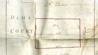 Object A Survey of holding in Dame Court in the city of Dublin sold to Alexander Jaffray by the Rt. Hon. and Hon. the Commissioners for making Wide and Convenient Streets in said citycover picture
