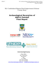 Object Archaeological excavation report,  07E0471 Portduff Site AR014,  County Kerry.cover picture
