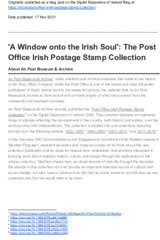 Object 'A Window onto the Irish Soul': The Post Office Irish Postage Stamp Collectionhas no cover picture