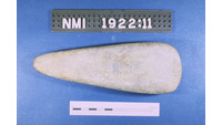 Object ISAP 06196, photograph of face 1 of stone axecover