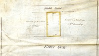 Object Map of premises demised by the Commissioners of Wide Streets to Charles Pentland Esq to which this lease refershas no cover picture