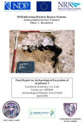 Object Archaeological excavation report,  02E1800 Scartbarry 3,  County Cork.cover picture