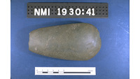 Object ISAP 03923, photograph of face 1 of stone axecover