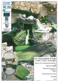 Object Archaeological excavation report,  E3033 Pace 3,  County Meath.cover picture