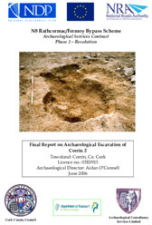Object Archaeological excavation report,  03E0913 Corrin 2,  County Cork.cover picture