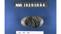 Object ISAP 03365, photograph of section face of stone axecover