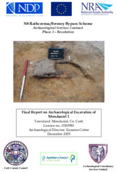 Object Archaeological excavation report,  03E0981 Mondaniel 1,  County Cork.cover picture