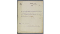 Object Declaration of Lillie Agnes Connolly's reception into the Catholic Churchcover picture