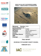 Object Archaeological excavation report, E3856 Kellymount 3,   County Kilkenny.cover picture