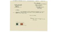 Object Letter from the Department of Defence to Michael Giffney.cover