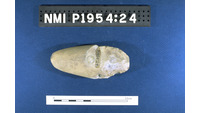 Object ISAP 02072, photograph of face 1 of stone axehas no cover