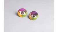 Object Together for Yes 'Tá' and 'Yes' badges.cover