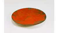 Object Bronze platter with red patinahas no cover