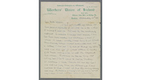 Object Letter from James Larkin to Fr. Aloysius Traverscover