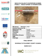 Object Archaeological excavation report, E3729 Kilree 2,   County Kilkenny.cover