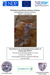 Object Archaeological excavation report,  03E1133 Skahanagh North 4,  County Cork.cover picture