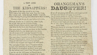 Object A new song on the kidnappers! ; and: Orangeman's daughter!cover