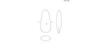Object ISAP 03983, scanned drawing of stone axe/adzecover